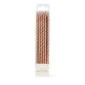 Spiral Cake Candles Gold (Pack Of 12)-Cake & Candle-iPantry-australia