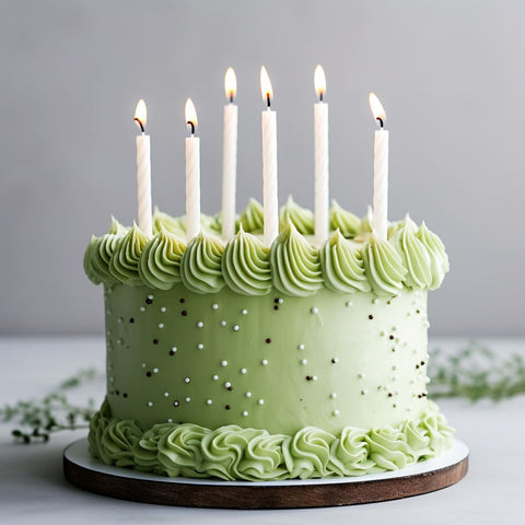 Spiral Cake Candles Pearlised White (Pack Of 12)-Cake & Candle-iPantry-australia