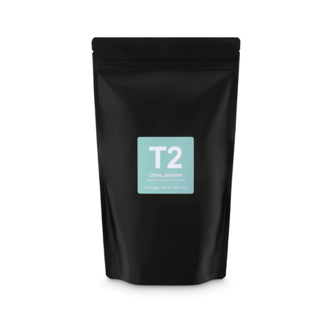 T2 China Jasmine Tea Bag Refill 60 Pack | 120g