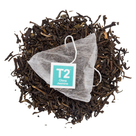 T2 China Jasmine Tea Bag Tin 60 Pack | 120g