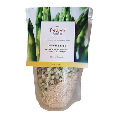 Tasmanian Asparagus, Peas & Lemon Risotto 300g-The Forager Food Co.-iPantry-australia
