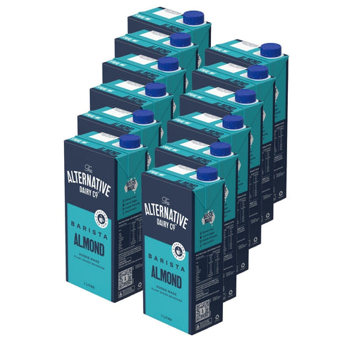 The Alternative Dairy Co Barista Almond Milk 2 Boxes | 12 x 1L