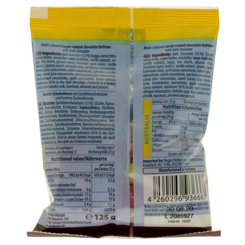 Vegan Choc Buttons 125g-Indulgence-Clarana-iPantry-australia