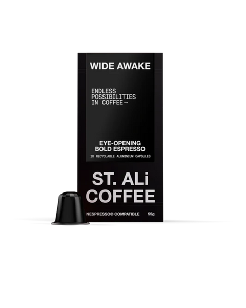 ST. ALi Wide Awake Blend Coffee Capsules Carton 6 x 10 Pack